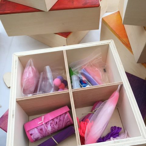Idee regalo - Arte in scatola - Scatola rossa - KIT